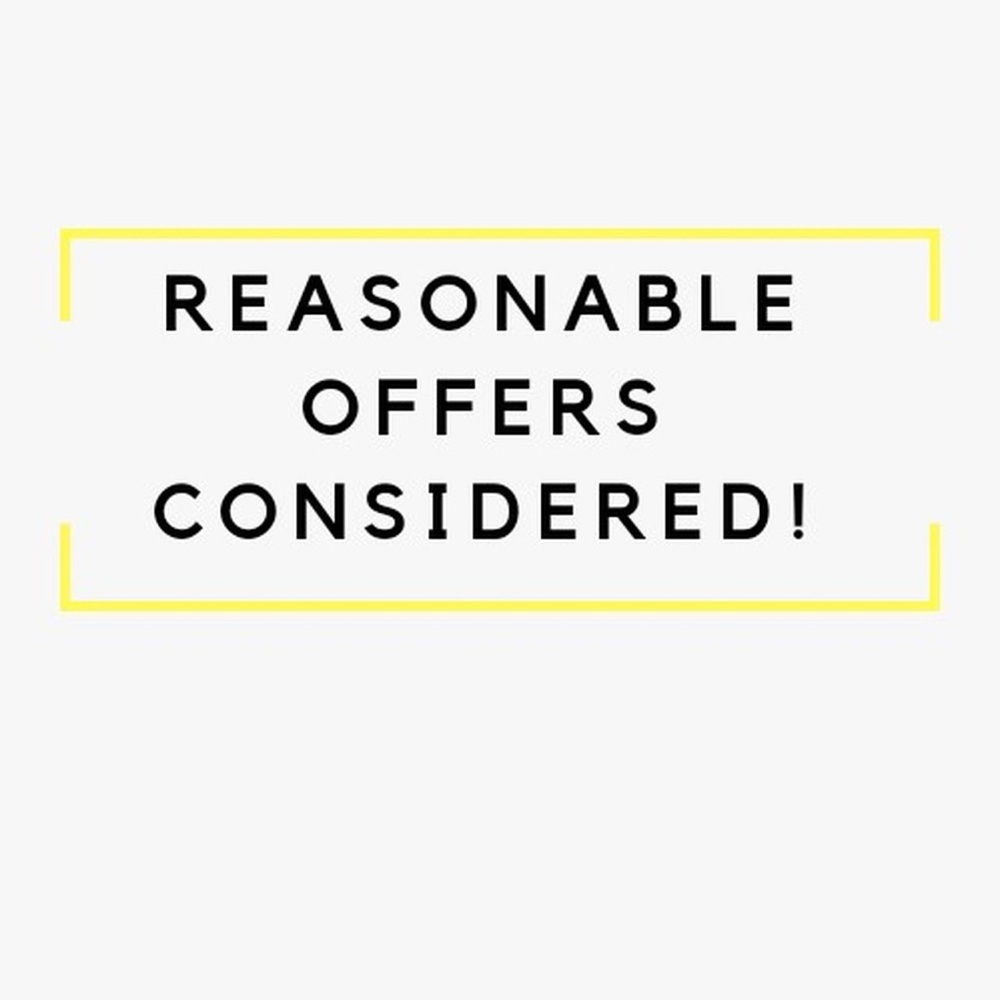 All reasonable offers will be considered. Go ahead and send me one !​